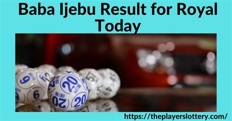 baba ijebu golden chance result|Baba Ijebu Result for Today .